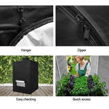 Home & Garden > Greenhouses > Greenhouses & Accessories - Greenfingers Grow Tent 60x60x90CM Hydroponics Kit Indoor Plant Room System - Garden Yard