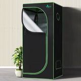 Home & Garden > Greenhouses > Greenhouses & Accessories - Greenfingers Grow Tent 70x70x160CM 1680D Hydroponics Kit Indoor Plant Room System - Garden Yard