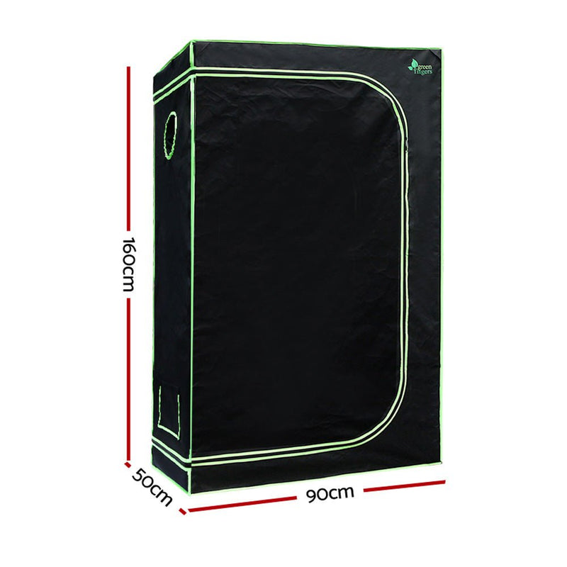 Home & Garden > Greenhouses > Greenhouses & Accessories - Greenfingers Grow Tent 90x50x160CM Hydroponics Kit Indoor Plant Room System - Garden Yard