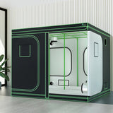 Home & Garden > Greenhouses > Greenhouses & Accessories - Greenfingers Grow Tent Kits 240x240x200cm Hydroponics Indoor Grow System Black - Garden Yard