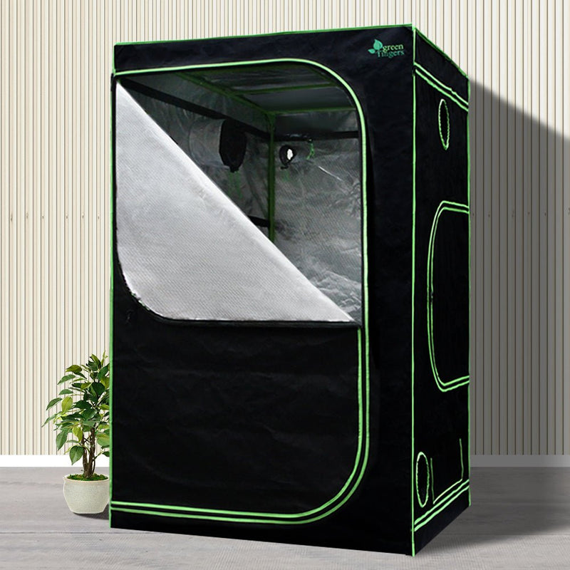Home & Garden > Greenhouses > Greenhouses & Accessories - Greenfingers Grow Tent Light Kit 120x120x200CM 1000W LED 4" Vent Fan,Greenfingers Grow Tent Light Kit LED 1000W Full Spectrum 4" Vent 120x120x200CM - Garden Yard