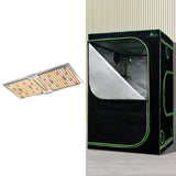 Home & Garden > Greenhouses > Greenhouses & Accessories - Greenfingers Grow Tent Light Kit 120x120x200CM 2200W LED Full Spectrum - Garden Yard