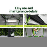 Home & Garden > Greenhouses > Greenhouses & Accessories - Greenfingers Grow Tent Light Kit 120x120x200CM 4500W LED Full Spectrum - Garden Yard