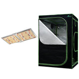 Home & Garden > Greenhouses > Greenhouses & Accessories - Greenfingers Grow Tent Light Kit 150x150x200CM 2200W LED Full Spectrum - Garden Yard