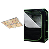 Home & Garden > Greenhouses > Greenhouses & Accessories - Greenfingers Grow Tent Light Kit 150x150x200CM 4500W LED Full Spectrum - Garden Yard