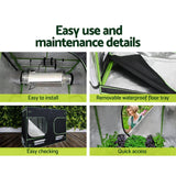 Home & Garden > Greenhouses > Greenhouses & Accessories - Greenfingers Grow Tent Light Kit 240x120x200CM 4500W LED Full Spectrum - Garden Yard