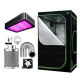 Home & Garden > Greenhouses > Greenhouses & Accessories - Greenfingers Grow Tent Light Kit 90x90x180CM 1000W LED 6" Vent Fan,Greenfingers Grow Tent Light Kit LED 1000W Full Spectrum 6" Vent 90x90x180CM - Garden Yard