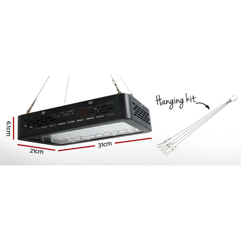 Home & Garden > Greenhouses > Greenhouses & Accessories - Greenfingers Grow Tent Light Kit 90x90x180CM 1000W LED 6" Vent Fan,Greenfingers Grow Tent Light Kit LED 1000W Full Spectrum 6" Vent 90x90x180CM - Garden Yard