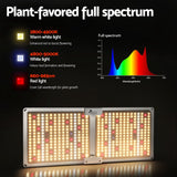 Home & Garden > Greenhouses > Greenhouses & Accessories - Greenfingers Max 2200W Grow Light LED Full Spectrum Indoor Plant All Stage Growth - Garden Yard