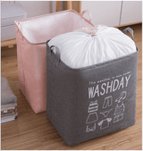 Home & Garden > Laundry & Cleaning > Laundry Storage - Ex - Large Capacity Collapsible Laundry Basket Foldable Washing Bin Hamper Linen (Grey) - Garden Yard