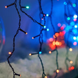 Home & Garden > Lighting > Lighting Accessories - Milano Decor Outdoor LED Plug In Fairy Lights - Multicoloured - 200 Lights - Garden Yard