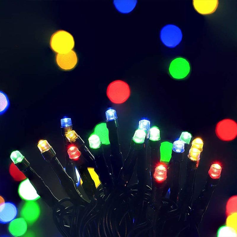 Home & Garden > Lighting > Lighting Accessories - Milano Decor Outdoor LED Plug In Fairy Lights - Multicoloured - 200 Lights - Garden Yard