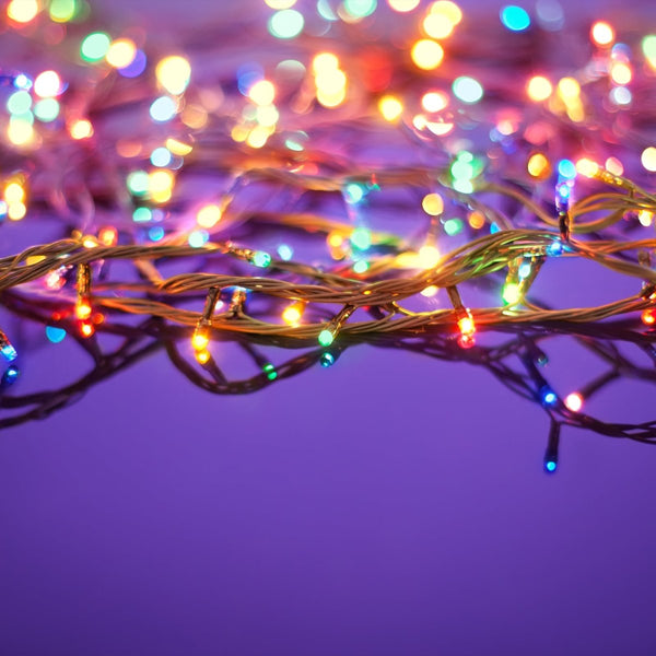 Home & Garden > Lighting > Lighting Accessories - Milano Decor Outdoor LED Plug In Fairy Lights - Multicoloured - 200 Lights - Garden Yard