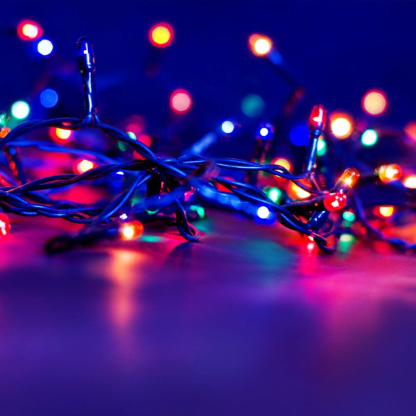 Home & Garden > Lighting > Lighting Accessories - Milano Decor Outdoor LED Plug In Fairy Lights - Multicoloured - 200 Lights - Garden Yard