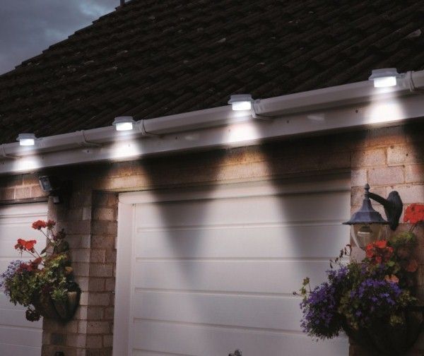Home & Garden > Lighting > Outdoor Lights - Solar Multipurpose Light (3 - Piece, White) w/ Screw & Mount, Energy - Saving - Garden Yard