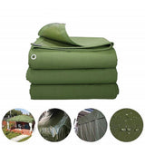 Home & Garden > Shading > Awnings - 3x4M Army Heavy Duty Waterproof Canvas Tarp Tarpaulin Sun Blocked Dustproof - Garden Yard