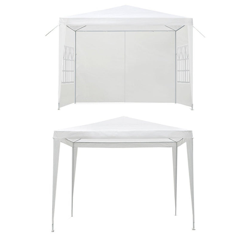 Home & Garden > Shading > Canopies & Gazebos - Instahut Gazebo 3x3m Marquee Wedding Party Tent Outdoor Camping Side Wall Canopy Window Panel White - Garden Yard