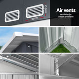 Home & Garden > Storage > Sheds - Giantz Garden Shed 3.22x1.96M Outdoor Storage Tool Workshop House Shelter - Garden Yard