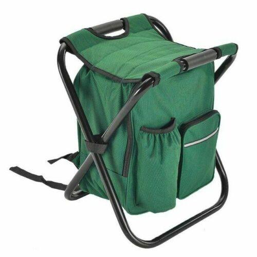 Home & Garden > Travel > Duffel Bags - Portable Folding Backpack Chair Camping Stool Cooler Bag Rucksack Beach Fishing 150kg load comb - Garden Yard