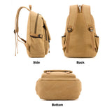 Home & Garden > Travel > Duffel Bags - Unisex Leisure Canvas Backpack Durable Waterproof Outdoor Travel Rucksack(Navy Green) - Garden Yard