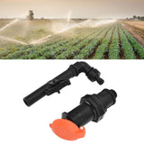 Hose quick connector fitted to agricultural field irrigation line