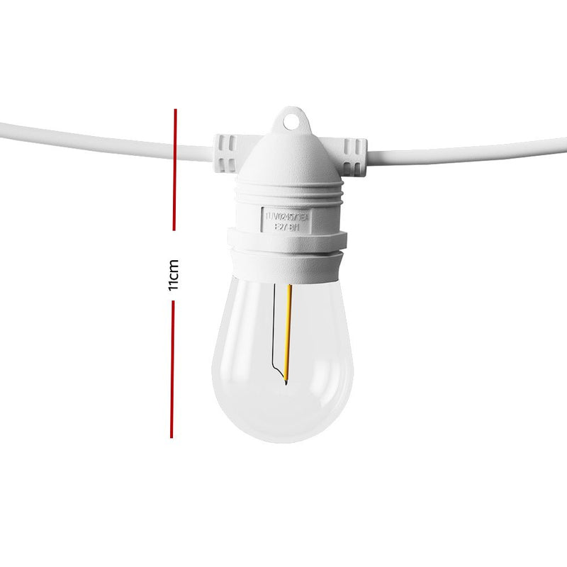 Occasions > Christmas > Outdoor Decorations & Lights - 14M LED Festoon Light Outdoor String Light Christmas Wedding Party Decorations - Garden Yard