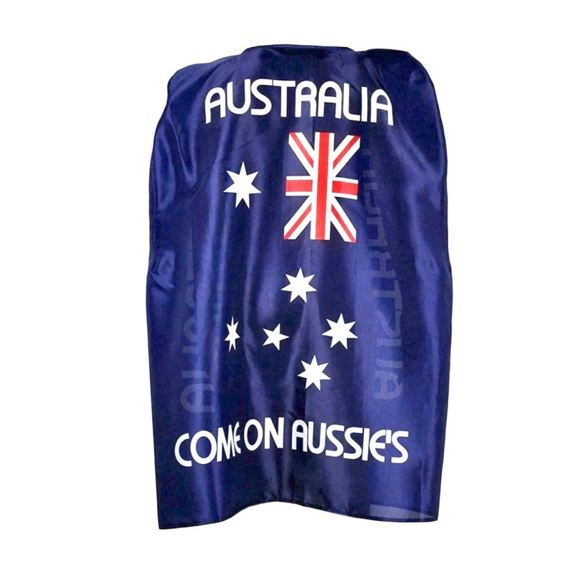 Occasions > Costumes > Costumes & Accessories - AUSTRALIAN FLAG CAPE Aussie Australia Day Open Wrap Costume - Garden Yard