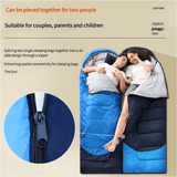 Outdoor Recreation > Camping > Sleeping Bags - Sleeping Bag - Lightweight for Adults, Camping, Hiking, Backpacking (With accessories + eye mask + earbuds + square pillow) - Garden Yard