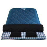 Outdoor Recreation > Camping > Sleeping Bags - Weisshorn Sleeping Bag Double Pillow Thermal Camping Hiking Tent Blue - 10&deg;C - Garden Yard