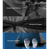 Outdoor Recreation > Camping > Sleeping Bags - Weisshorn Sleeping Bag Single Thermal Camping Hiking Tent Blue - 20°C - Garden Yard