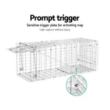 Pet Care > Pest Control > Animal Traps - Gardeon Animal Trap Cage Possum 94x34cm - Garden Yard