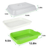 Seed sprouting tray shown with size dimensions 32.5 x 24 x 4cm