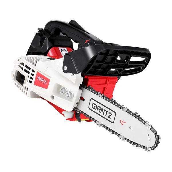 Tools > Power Tools > Chainsaws - Giantz 25cc Petrol Chainsaw 10" Bar E - Start Tree Pruning Chain Saw - Garden Yard