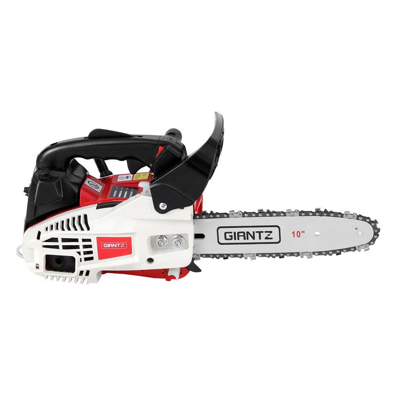 Tools > Power Tools > Chainsaws - Giantz 25cc Petrol Chainsaw 10" Bar E - Start Tree Pruning Chain Saw - Garden Yard