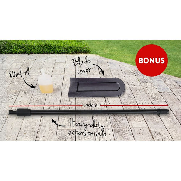 Tools > Power Tools > Chainsaws - Giantz Chainsaw Cordless Pole Chain Saw 20V 8in Pruner 2.7m Long Reach Battery - Garden Yard