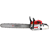 Tools > Power Tools > Chainsaws - Giantz Chainsaw Petrol 62CC 22" Bar Commercial E - Start Pruning Chain Saw,Giantz Chainsaw Petrol 62CC 22" Bar Commercial E - Start Pruning Chain Saw 5.2HP - Garden Yard