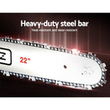 Tools > Power Tools > Chainsaws - Giantz Chainsaw Petrol 62CC 22" Bar Commercial E - Start Pruning Chain Saw,Giantz Chainsaw Petrol 62CC 22" Bar Commercial E - Start Pruning Chain Saw 5.2HP - Garden Yard