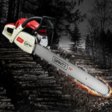Tools > Power Tools > Chainsaws - Giantz Chainsaw Petrol 92CC 24" Bar Commercial E - Start Pruning Chain Saw,Giantz Chainsaw Petrol 92CC 24" Bar Commercial E - Start Pruning Chain Saw 6.8HP - Garden Yard