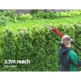 Tools > Power Tools > Chainsaws - Giantz Chainsaw Trimmer Cordless Pole Chain Saw 8in 20V Battery 2.7m Reach - Garden Yard