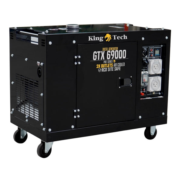 Tools > Power Tools > Generators - KINGTECH 8.4kW Max 6kW Rated Diesel Generator Single Phase - Garden Yard