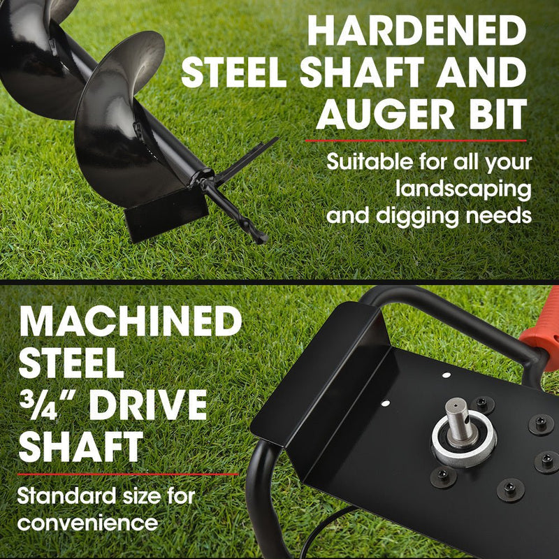 Tools > Power Tools > Outdoor Power Equipment - Baumr - AG 1500W Electric Post Hole Auger Digger - Garden Yard