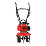 Tools > Power Tools > Outdoor Power Equipment - Giantz 88CC Tiller Garden Cultivator Rototiller 4 Blades Soil Plower Rotary Hoe - Garden Yard