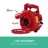 Tools > Power Tools > Outdoor Power Equipment - Giantz Petrol Leaf Blower Garden Vacuum Handheld Commercial Outdoor Tool 36CC - Garden Yard