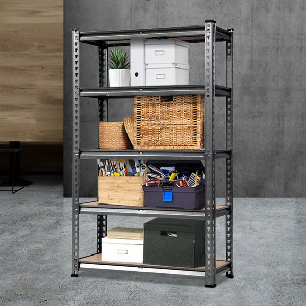 Tools > Tools Storage > Wall Storage Racks - Giantz 1.8M Garage Shelving Warehouse Rack Pallet Racking Storage Shelf Charcoal - Garden Yard