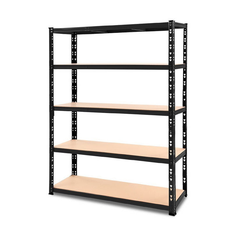 Tools > Tools Storage > Wall Storage Racks - Giantz 1.8M Garage Shelving Warehouse Rack Pallet Racking Storage Shelve Black - Garden Yard
