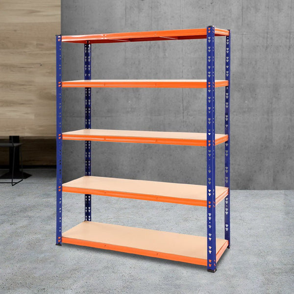 Tools > Tools Storage > Wall Storage Racks - Giantz 1.8M Garage Shelving Warehouse Rack Pallet Racking Storage Shelve Blue - Garden Yard