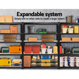 Tools > Tools Storage > Wall Storage Racks - Giantz 2.4Mx1.8M Garage Shelving Warehouse Rack Pallet Racking Storage Shelve - Garden Yard