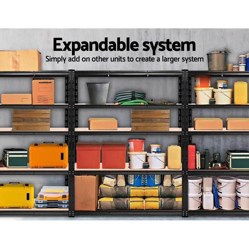Tools > Tools Storage > Wall Storage Racks - Giantz 2.4Mx1.8M Garage Shelving Warehouse Rack Pallet Racking Storage Shelve - Garden Yard