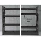 Tools > Tools Storage > Wall Storage Racks - Giantz 2Mx2M Garage Shelving Warehouse Rack Pallet Racking Storage Shelve Black - Garden Yard