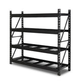 Tools > Tools Storage > Wall Storage Racks - Giantz 2Mx2M Garage Shelving Warehouse Rack Pallet Racking Storage Shelve Black - Garden Yard